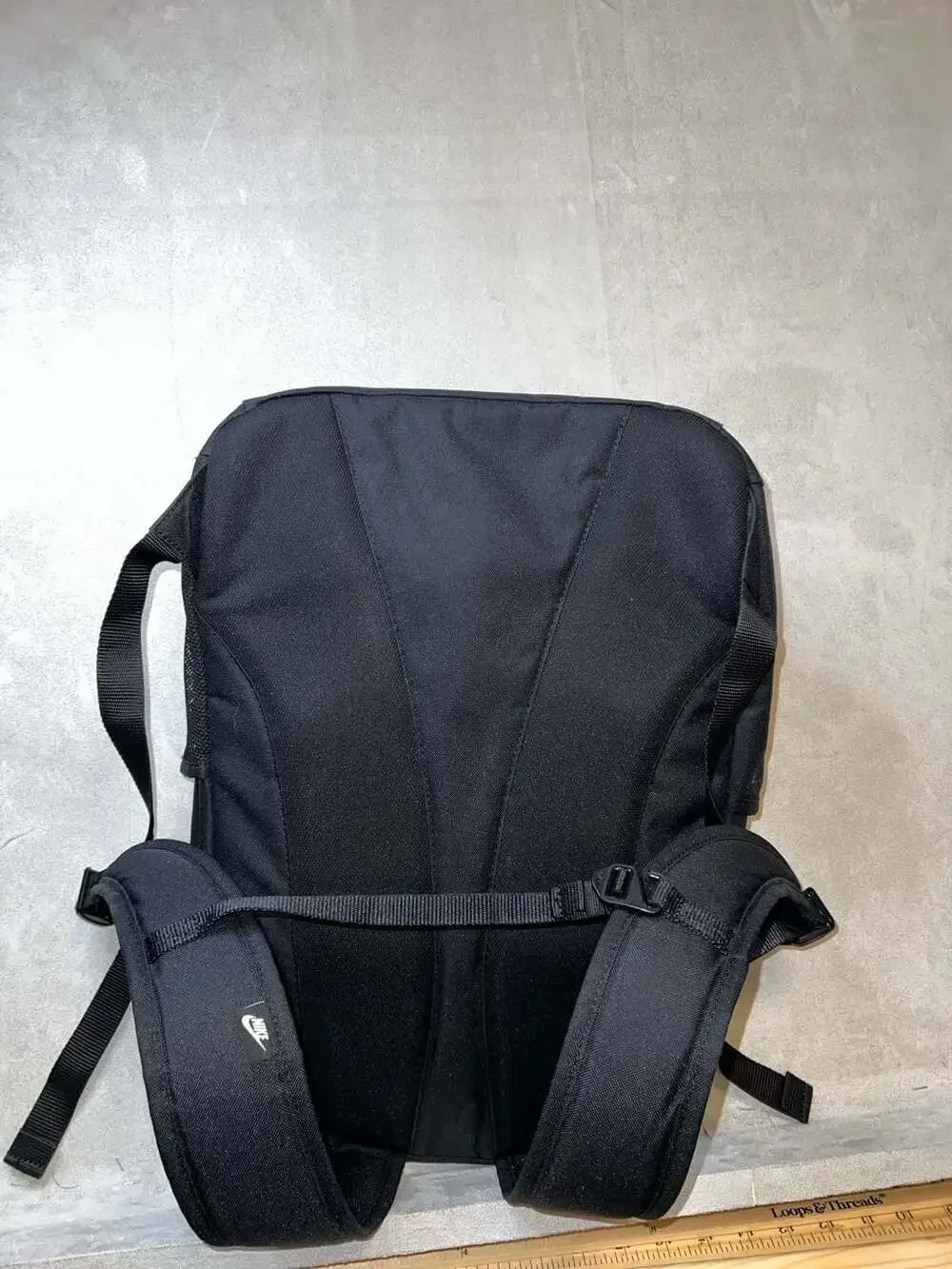 Nike Hayward 2.0 Backpack in Black with Graphic Print and Bungee Cord